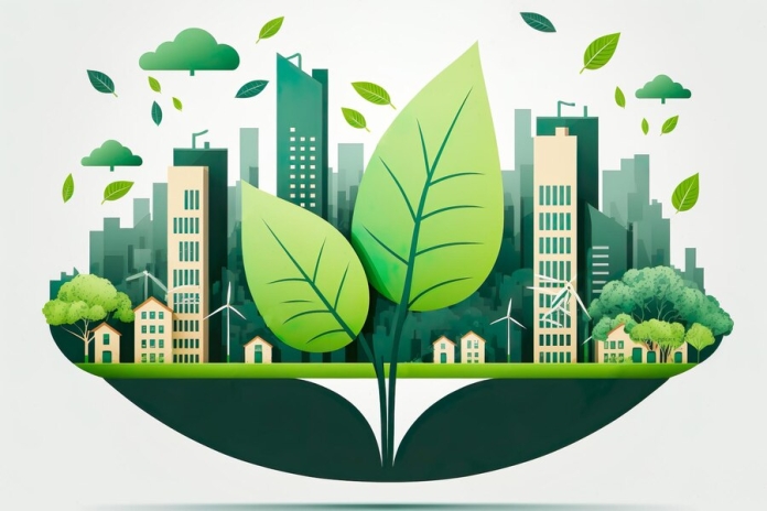 ecology-green-cities-help-world-environmental-friendly-leaf-environment-conservation-resource-sustainable-green-city-save-world-generative-ai_39665-786