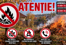 Atenție! Arderea frunzelor și a resturilor vegetale este interzisă!